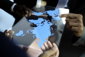 Business Team Global Business Planning Working Concept
